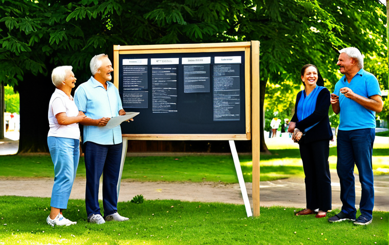 집단 거주를 위한 커뮤니티 운영 전략 - Effective Community Communication**
"A diverse group of fully clothed neighbors gathered around a n...
