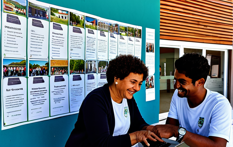 집단 거주 생활을 위한 커뮤니케이션 도구 - Centralized Community Hub**

"A bright and welcoming digital platform interface showcasing community...
